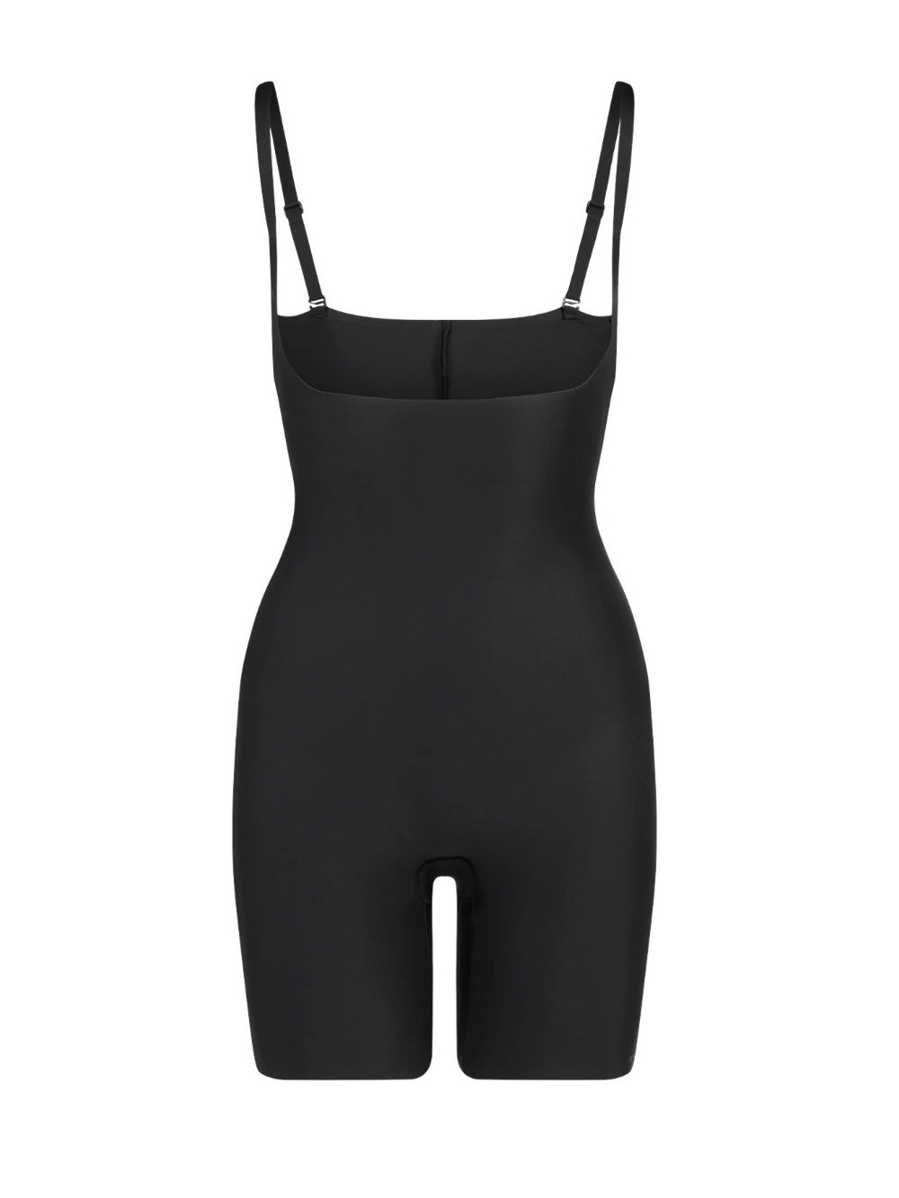 SKIMS Body CS Open Bust Mid Thigh Bodysuit - Onyx
